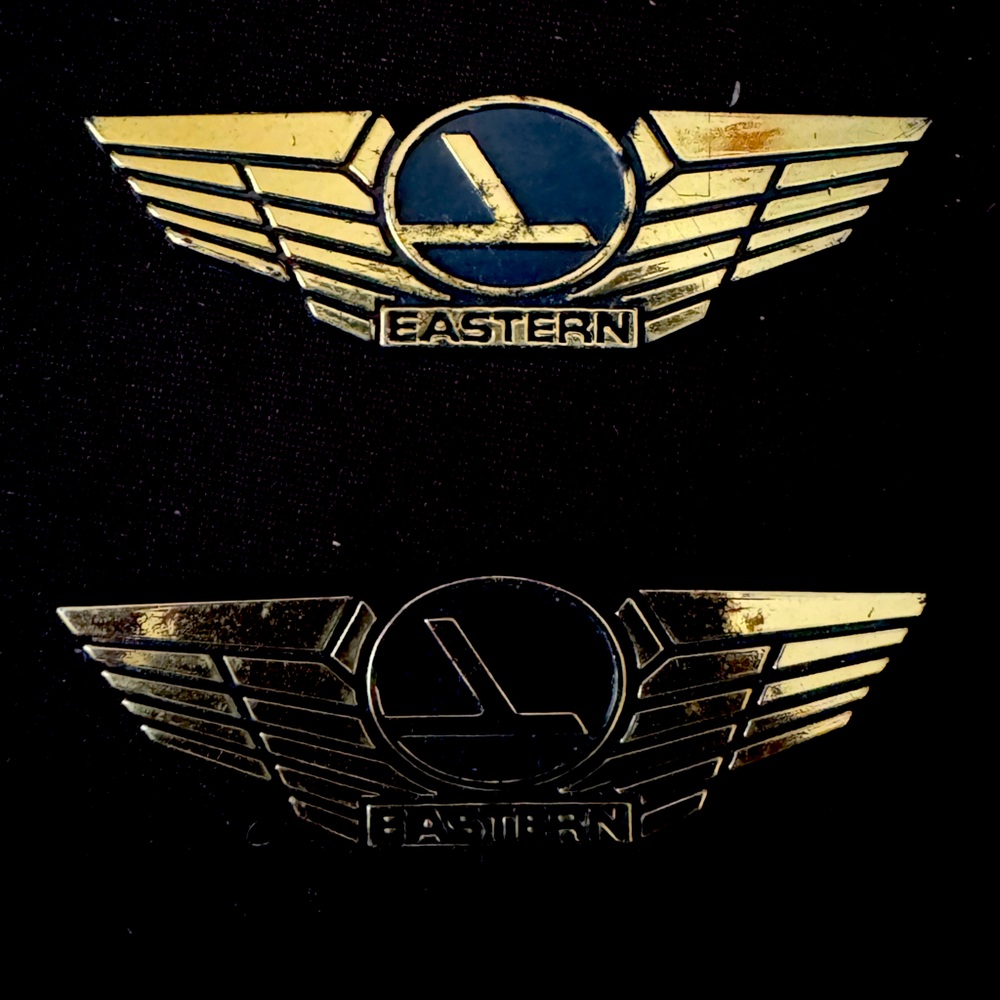 🌷Set of 2 Vintage Eastern Airlines Wings - One Unused